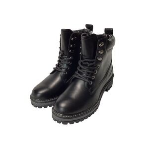 Vespose New York Women's Combat Ankle Boots Lace up Inner zipper Size 8.5